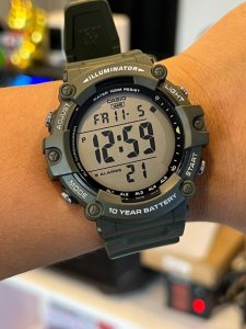 Zegarek Casio ZEGAREK MĘSKI SPORT ILLUMINATOR AE-1500WHX-3A + BOX NoSize 7