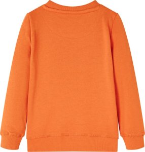 vidaXL Bluza dziecięca, nadruk z gorylem, ciemnopomarańczowa, 104 2