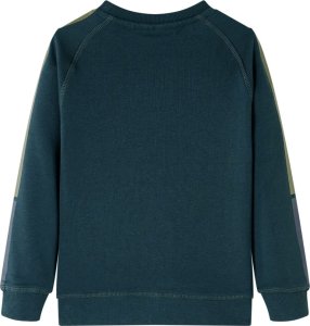 vidaXL Bluza dziecięca, zieleń mchu, 116 2