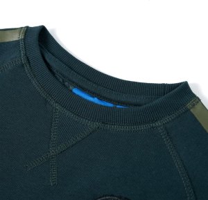 vidaXL Bluza dziecięca, zieleń mchu, 116 3