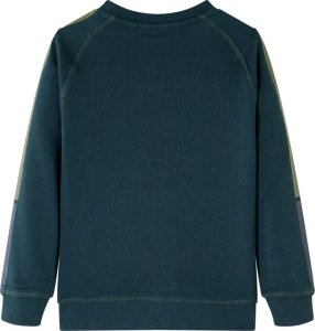 vidaXL Bluza dziecięca, zieleń mchu, 128 2