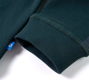 vidaXL Bluza dziecięca, zieleń mchu, 140 5