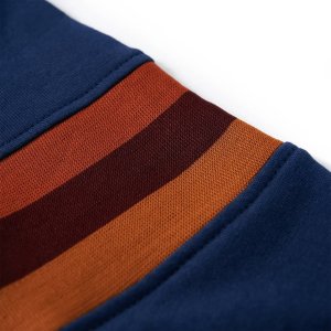 vidaXL Dziecięca bluza z kapturem, niedźwiedź na snowboardzie, granatowa, 92 6