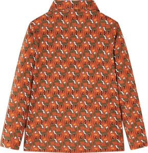 vidaXL Koszula dziecięca z nadrukiem lisów, jasnordzawa, 92 2