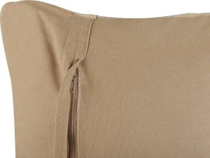 Beliani Poduszka dekoracyjna jutowa 30 x 70 cm beżowa LUINA 3