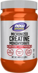 NOW Foods NOW Foods - Monohydrat Kreatyny, Mikronizowany, Proszek, 500g 1