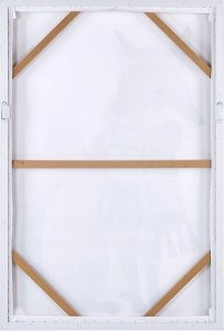 Beliani Obraz na płótnie w ramie lis 63 x 93 cm brązowy MUCCIA 3