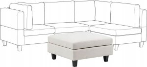 Beliani Otomana jasnobeżowa UNSTAD 2