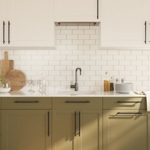 vidaXL Uchwyty do szafek, 20 szt., czarne, 224 mm, stal nierdzewna 4