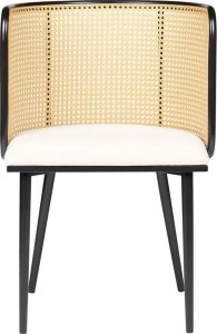 Beliani Zestaw 2 krzeseł do jadalni metalowy czarny KOBUK 4