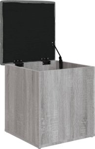 vidaXL vidaXL Ławka ze schowkiem, szary dąb sonoma, 42x42x45 cm 4