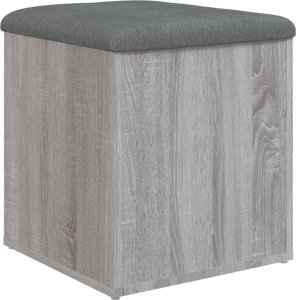 vidaXL vidaXL Ławka ze schowkiem, szary dąb sonoma, 42x42x45 cm 7