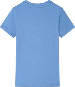 vidaXL Koszulka dziecięca z dinozaurem, niebieska, 140 2