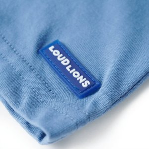 vidaXL Koszulka dziecięca z dinozaurem, niebieska, 140 5