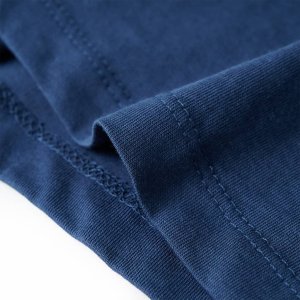 vidaXL Koszulka dziecięca z nadrukiem skutera, ciemnoniebieska, 104 6