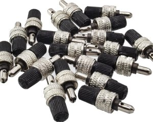 Inne Zawór wentyla dętki typu Dunlop DV, Alligator, z nakrętką, 50 szt. 3