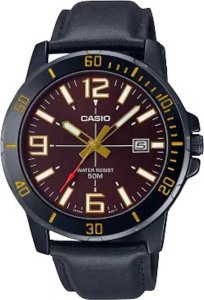 Zegarek Casio Zegarek marki Casio model MTP-VD01BL kolor Czarny. Akcesoria męski. Sezon: Cały rok NoSize 1