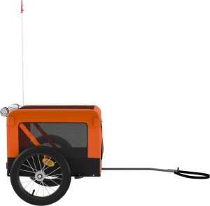 vidaXL Przyczepka rowerowa dla zwierząt, tkanina Oxford i żelazo 7