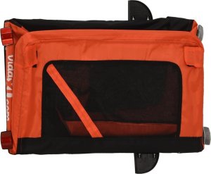 vidaXL Przyczepka rowerowa dla zwierząt, tkanina Oxford i żelazo 10