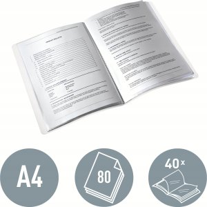 Leitz L:Display Book WOW A4 PP 40pock. 3