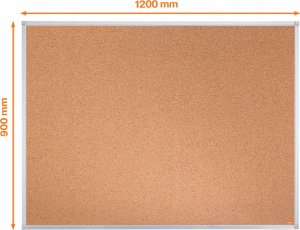 Nobo N:Cork Noticeboard Essentials 1200x900mm 3