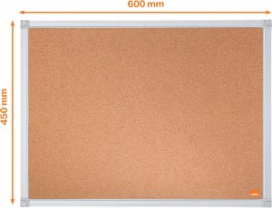 Nobo N:Cork Noticeboard Essentials 600x450mm 2