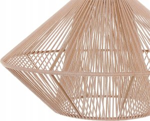 Lampa wisząca Beliani Lampa wisząca beżowa PALMETTO 4