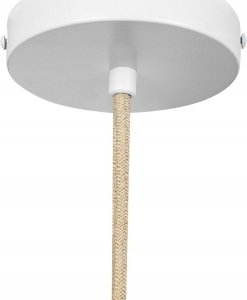 Lampa wisząca Beliani Lampa wisząca beżowa PALMETTO 5