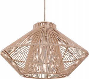 Lampa wisząca Beliani Lampa wisząca beżowa PALMETTO 8