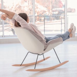 Fotel vidaXL Masujący fotel gamingowy, czarny i moro, sztuczna skóra 14