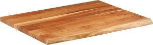 vidaXL Blat biurka, 90x80x2,5 cm, drewno akacjowe 3
