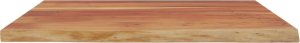vidaXL Blat biurka, 90x80x2,5 cm, drewno akacjowe 4