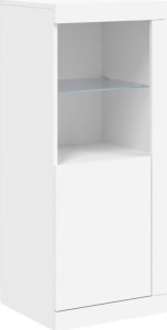 vidaXL vidaXL Szafki z oświetleniem LED, 3 szt., białe 7