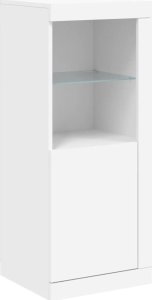 vidaXL vidaXL Szafki z oświetleniem LED, 3 szt., białe 8