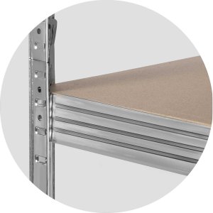 Humberg Regał metalowy magazynowy zestaw 2 szt 180 x 90 x 40 cm Humberg HR-812 10