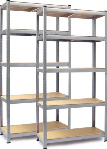 Humberg Regał metalowy magazynowy zestaw 2 szt 150 x 75 x 30 cm Humberg HR-810 2