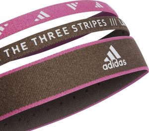 Adidas Opaski do włosów adidas Hairband 3PP IC6515 2