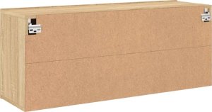 vidaXL Szafka pod telewizor, ścienna, dąb sonoma, 100x30x41 cm 8