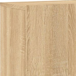 vidaXL Szafka pod telewizor, ścienna, dąb sonoma, 100x30x41 cm 9