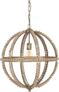 Bigbuy Home Lampa Sufitowa Naturalny Metal dubov drevo 220-240 V 54 x 54 x 54 cm 1