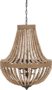 Bigbuy Home Lampa Sufitowa Naturalny Metal dubov drevo 220-240 V 60 x 60 x 80 cm 1