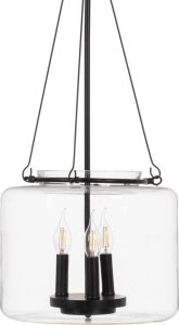 Bigbuy Home Lampa Sufitowa Czarny Szkło Żelazo 220-240 V 35 x 35 x 72 cm 1