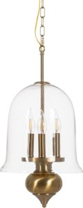 Bigbuy Home Lampa Sufitowa Złoty Szkło Żelazo 220-240 V 33 x 33 x 54 cm 1