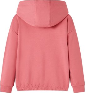 vidaXL Bluza dziecięca z kapturem i motywem konia, stary róż, 104 2