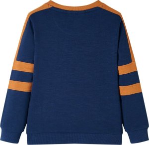 vidaXL Bluza dziecięca z nadrukiem motocykla, indygo, 104 2