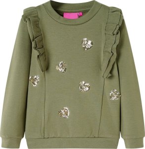 vidaXL Bluza dziecięca, khaki, 140 Lumarko! 1