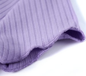 vidaXL Koszulka dziecięca z krótkimi rękawami, liliowa, 104 5