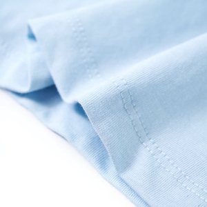 vidaXL Koszulka dziecięca z nadrukiem busa, jasnoniebieska, 116 6