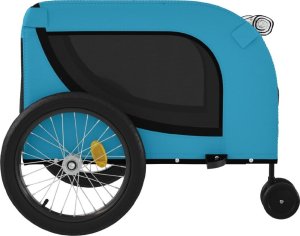 vidaXL Przyczepka rowerowa dla zwierząt, tkanina Oxford i żelazo 6
