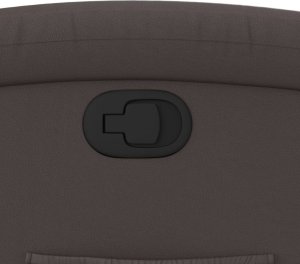 vidaXL Rozkładany fotel ciemnobrązowy 9